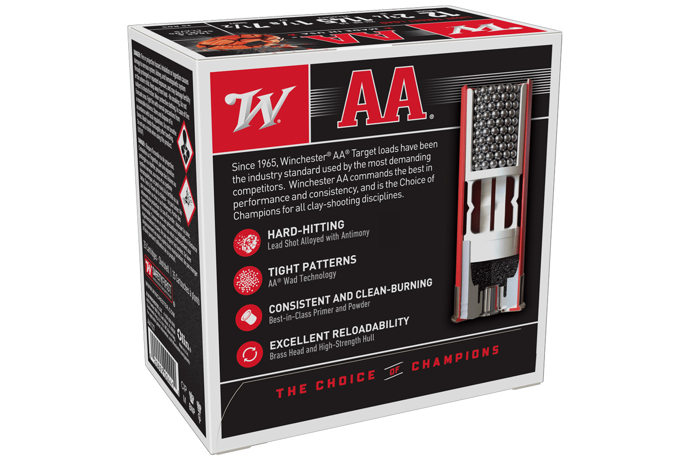 WINCHESTER AMMO 12 GA 2 3/4 Inch 1 1/18 oz 7.5 Shot AA Light Target Load 25/Box